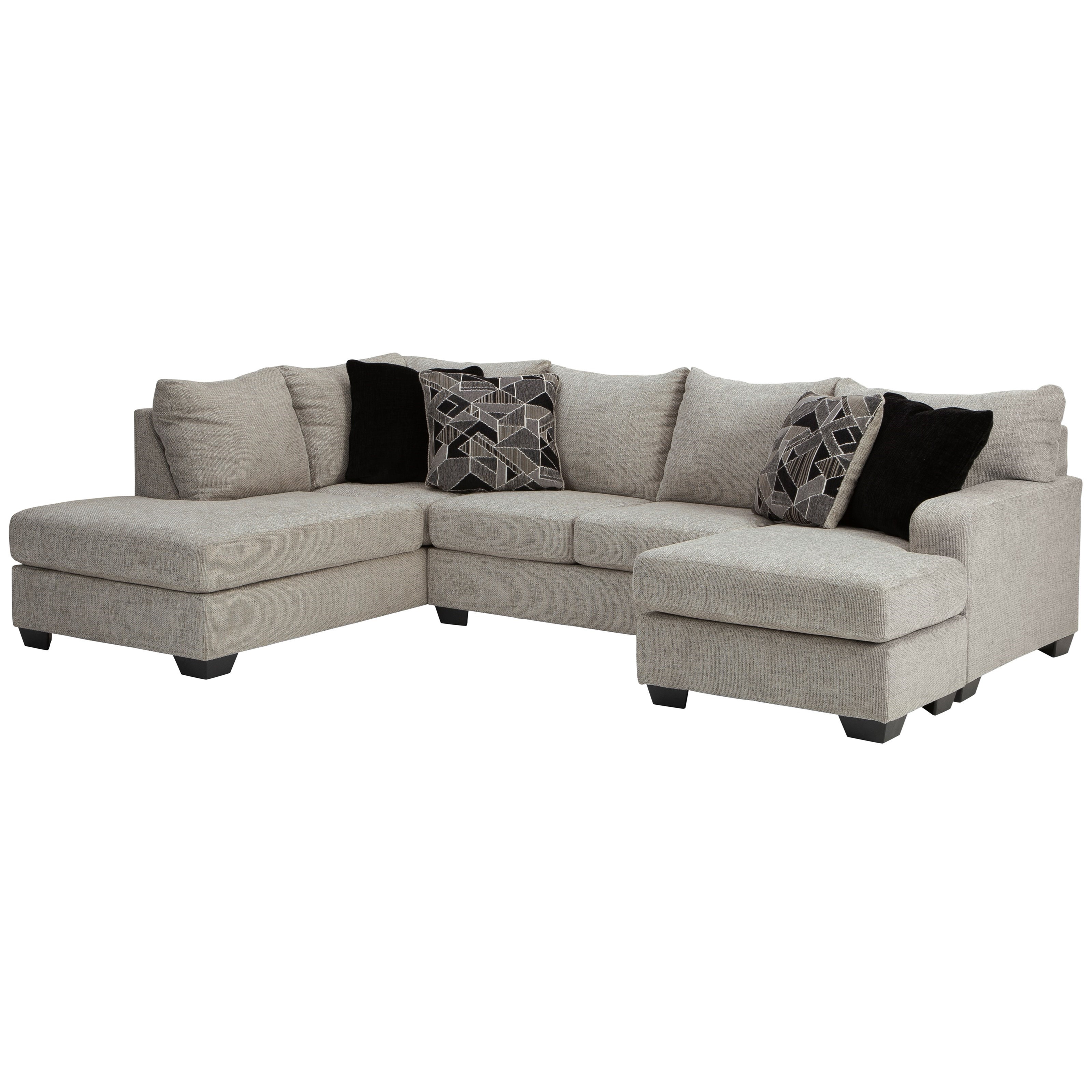 Benchcraft Megginson 96006S2 UShaped Sectional with Two Chaises Dunk & Bright Furniture